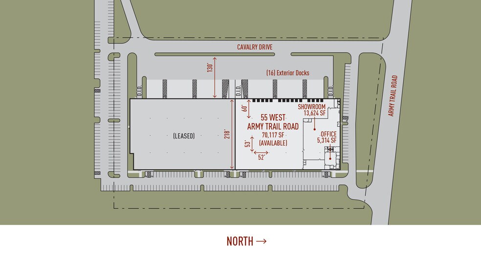 85 W Army Trail Rd, Glendale Heights, IL à louer - Photo du bâtiment - Image 2 de 3