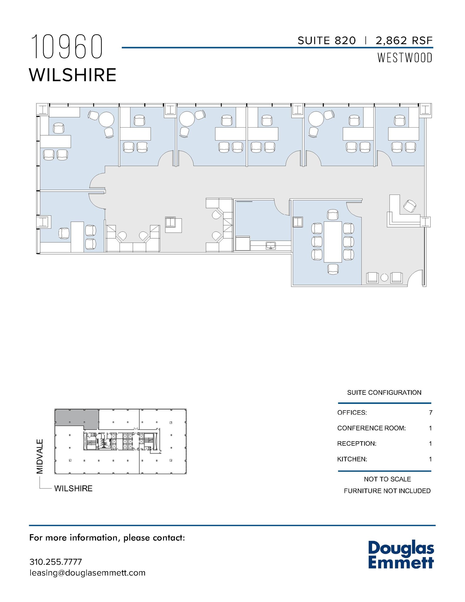 10960 Wilshire Blvd, Los Angeles, CA for lease Floor Plan- Image 1 of 1