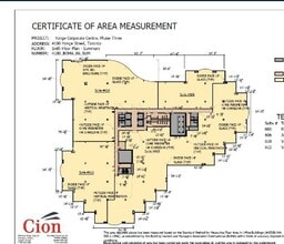 4100 Yonge St, Toronto, ON à louer Plan d’étage- Image 1 de 1