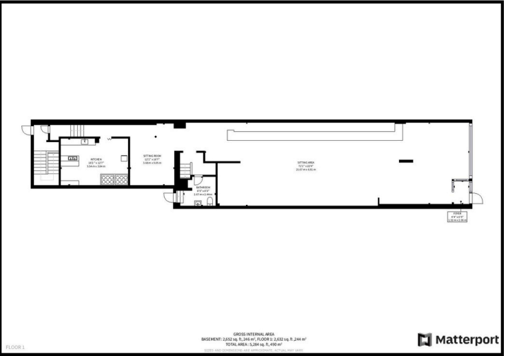 491-499 Church St, Toronto, ON for lease - Floor Plan - Image 2 of 5