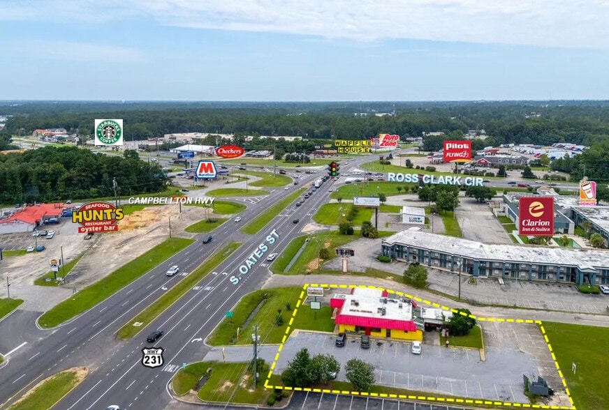 2695 S Oates St, Dothan, AL for lease - Aerial - Image 2 of 2