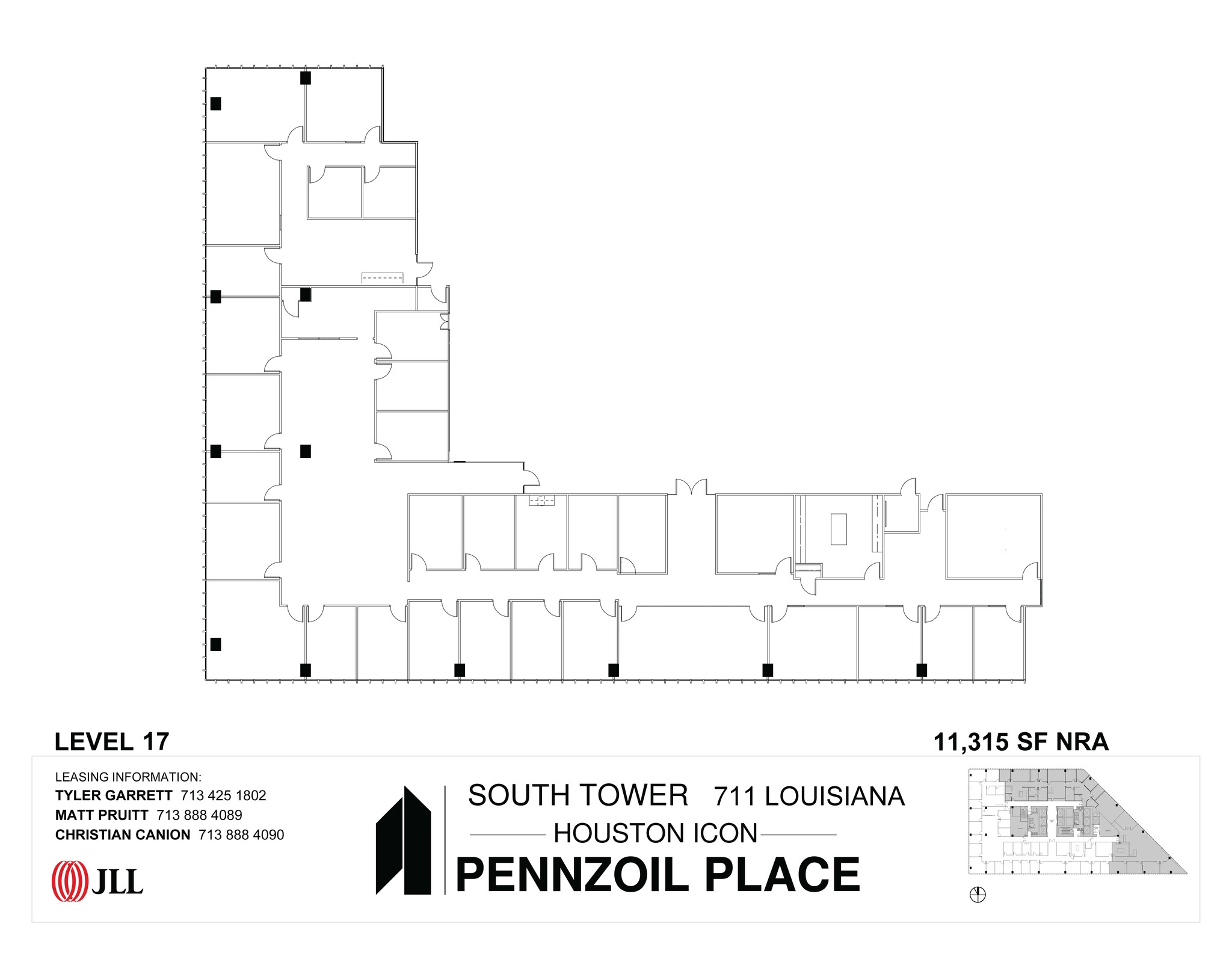 711 Louisiana St, Houston, TX for lease Floor Plan- Image 1 of 1