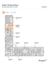 601 S Main St, Keller, TX for lease Floor Plan- Image 1 of 1