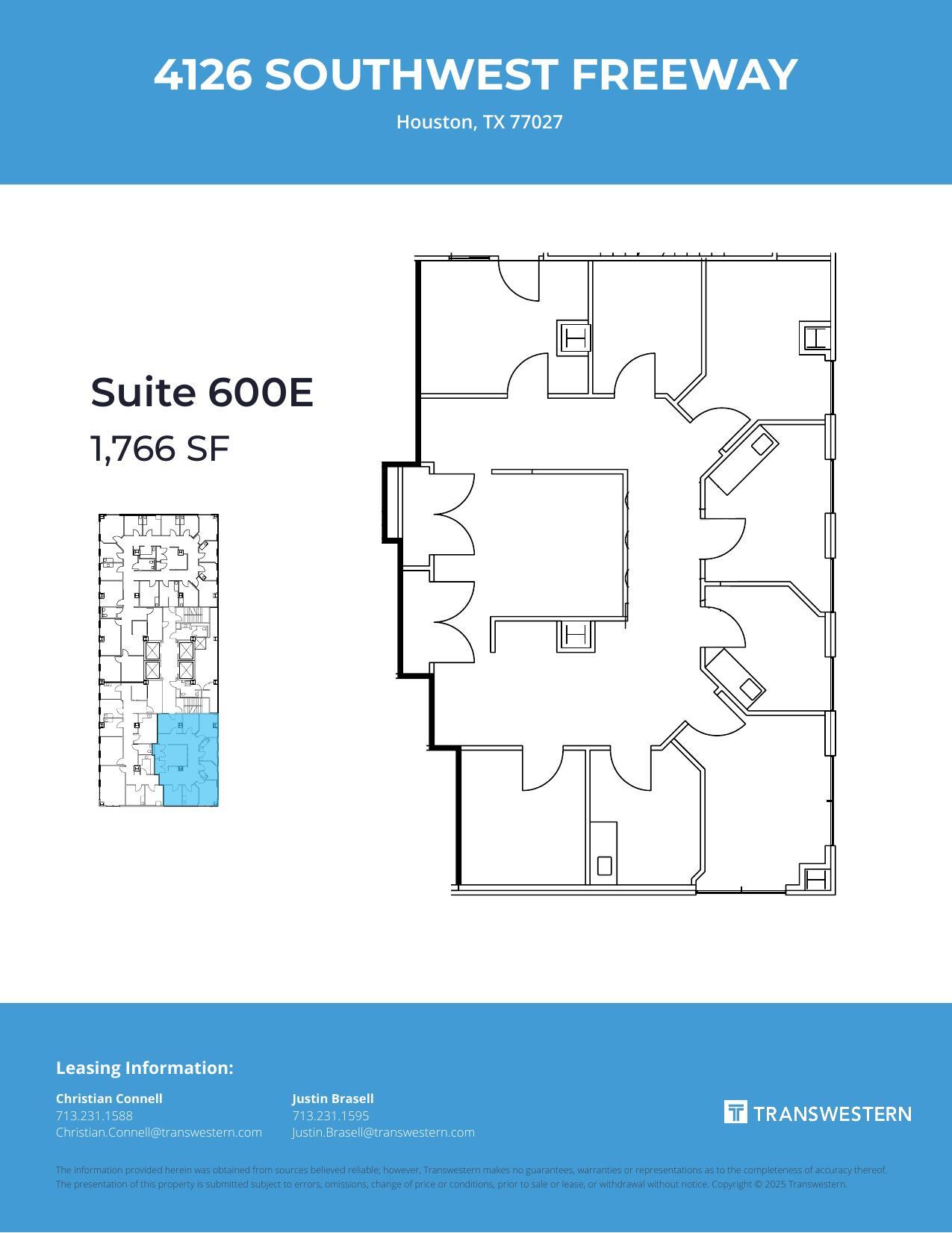 4126 Southwest Fwy, Houston, TX for lease Floor Plan- Image 1 of 1