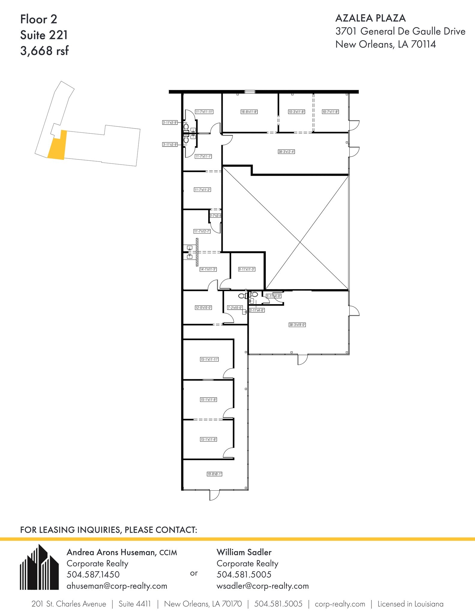 3701 General Degaulle Dr, New Orleans, LA à louer Plan de site- Image 1 de 1