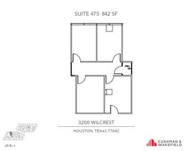 3200 Wilcrest Dr, Houston, TX for lease Floor Plan- Image 1 of 1