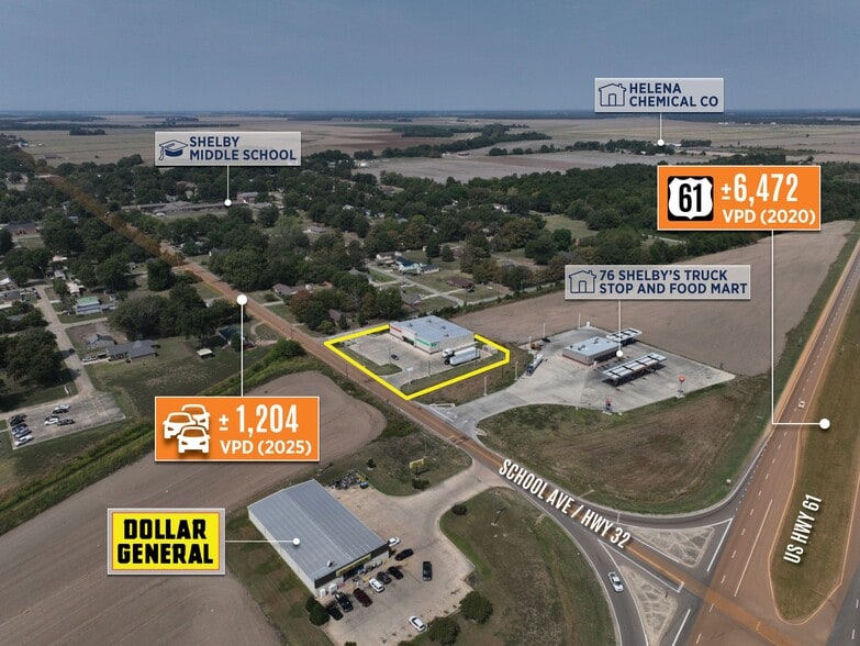 1011 E School Ave, Shelby, MS for sale - Building Photo - Image 3 of 10