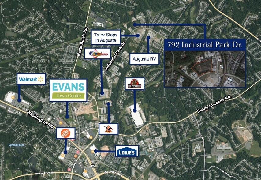 792 Industrial Park Dr, Evans, GA for sale - Building Photo - Image 1 of 1