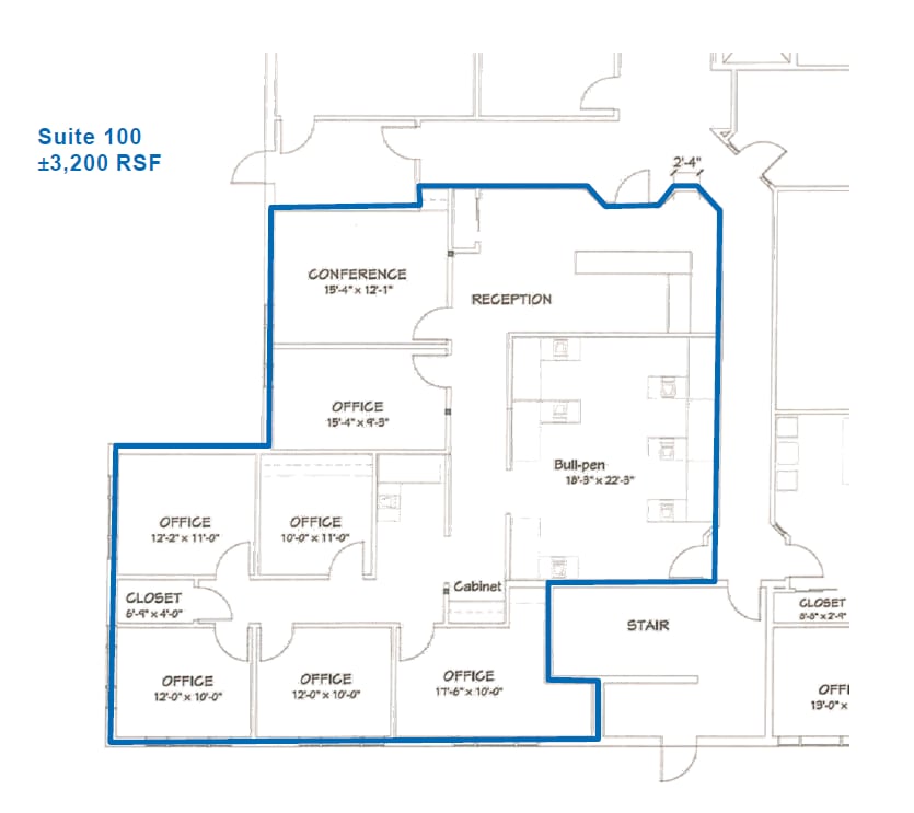 1166 Quail Ct, Pewaukee, WI for lease Floor Plan- Image 1 of 2