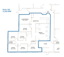 1166 Quail Ct, Pewaukee, WI for lease Floor Plan- Image 1 of 2