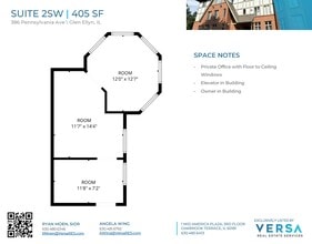 386 Pennsylvania Ave, Glen Ellyn, IL for lease Floor Plan- Image 1 of 1