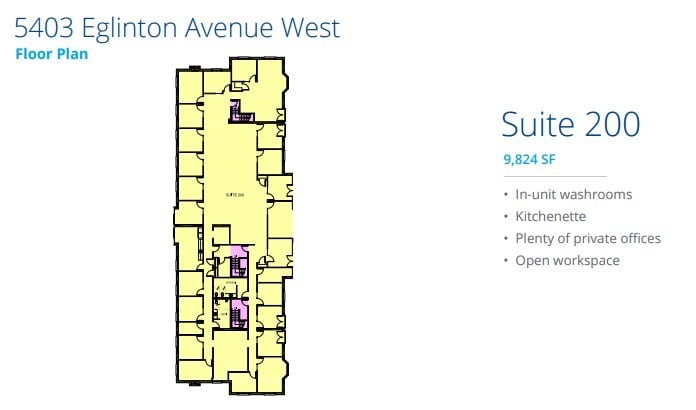 5397 Eglinton Ave W, Toronto, ON for lease Floor Plan- Image 1 of 1