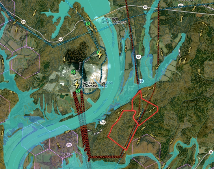 291 AC, Decatur, TN for sale - Aerial - Image 2 of 5