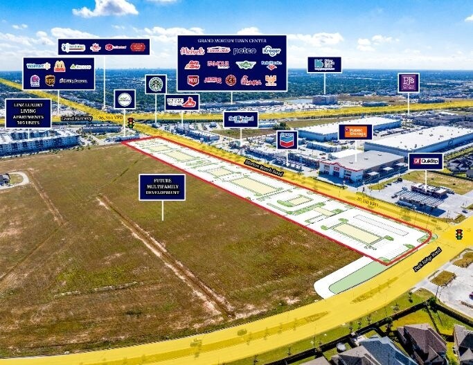 NEC Morton Ranch Road & Peek Ridge Road, Katy, TX à vendre - Aérien - Image 2 de 4