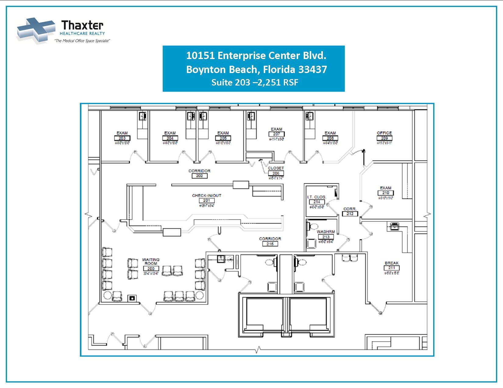 10151 Enterprise Center Blvd, Boynton Beach, FL for lease Floor Plan- Image 1 of 1