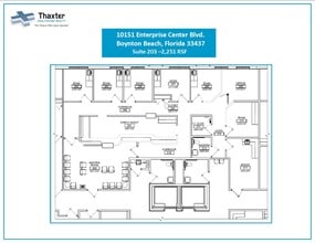 10151 Enterprise Center Blvd, Boynton Beach, FL for lease Floor Plan- Image 1 of 1
