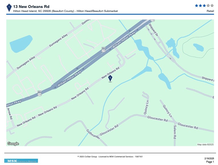 13 New Orleans Rd, Hilton Head Island, SC à vendre - Aérien - Image 3 de 4