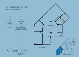 4711 Viewridge Ave, San Diego, CA for lease Floor Plan- Image 1 of 1
