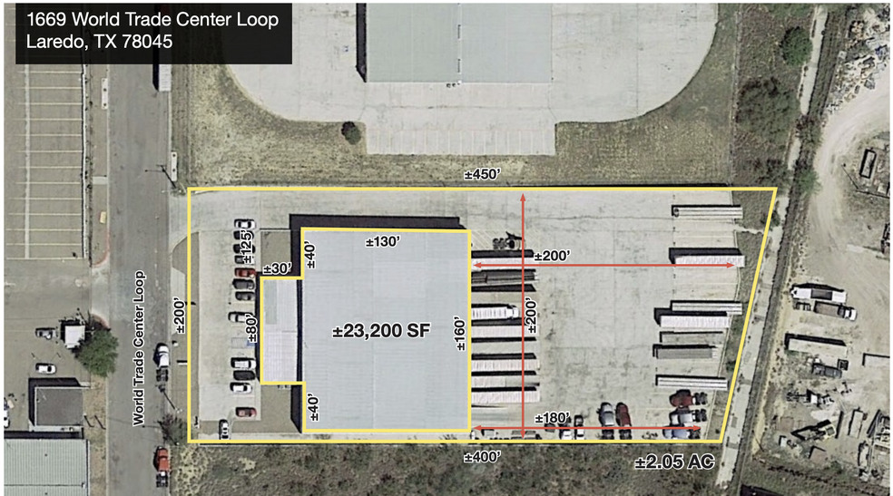 1669 World Trade Center Loop, Laredo, TX for lease - Site Plan - Image 2 of 2