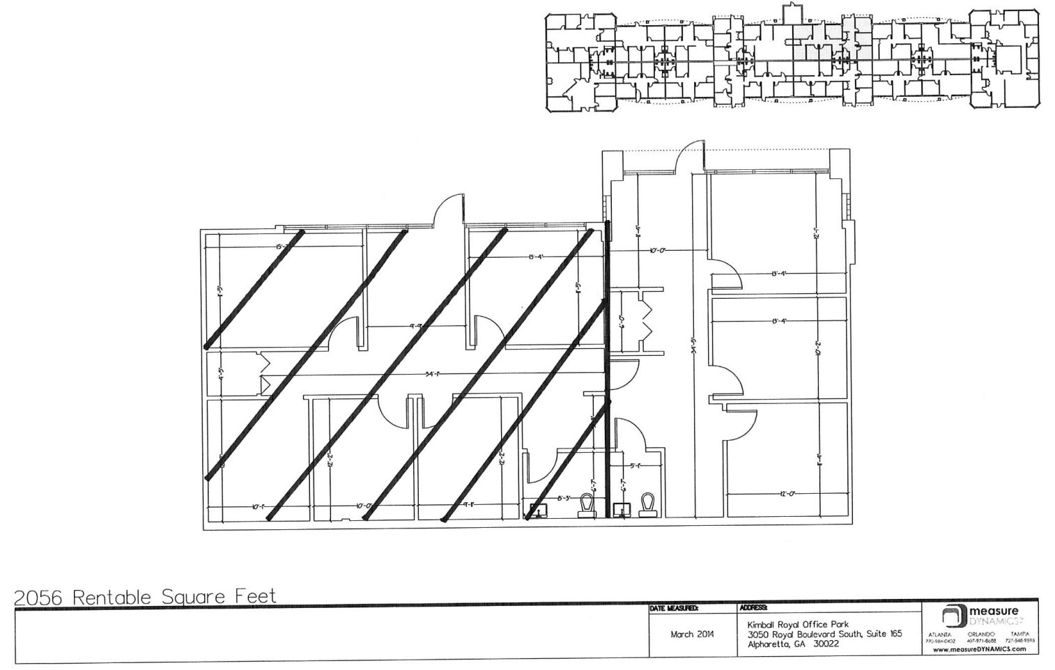 3050 Royal Blvd S, Alpharetta, GA à louer Plan d’étage- Image 1 de 1