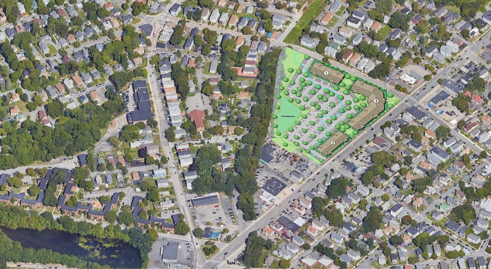 520 Park Ave and 111 Maywood St portefeuille de 2 propriétés à vendre sur LoopNet.ca - Aérien - Image 3 de 4