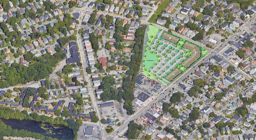 520 Park Ave and 111 Maywood St portefeuille de 2 propriétés à vendre sur LoopNet.ca - Aérien - Image 3 de 4