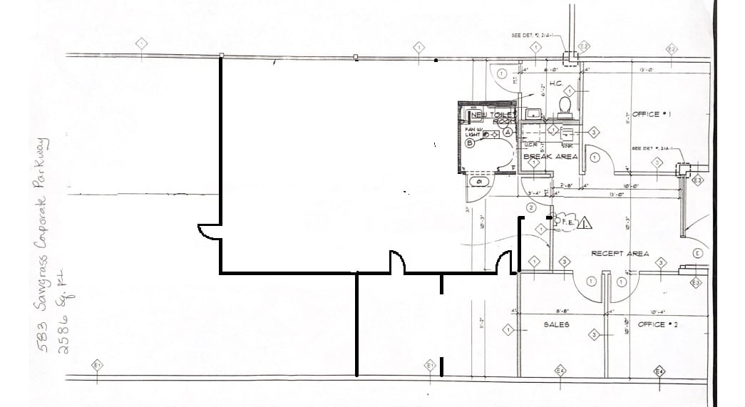 501 - 599 Sawgrass Corporate Parkway, Sunrise, FL for lease Floor Plan- Image 1 of 13