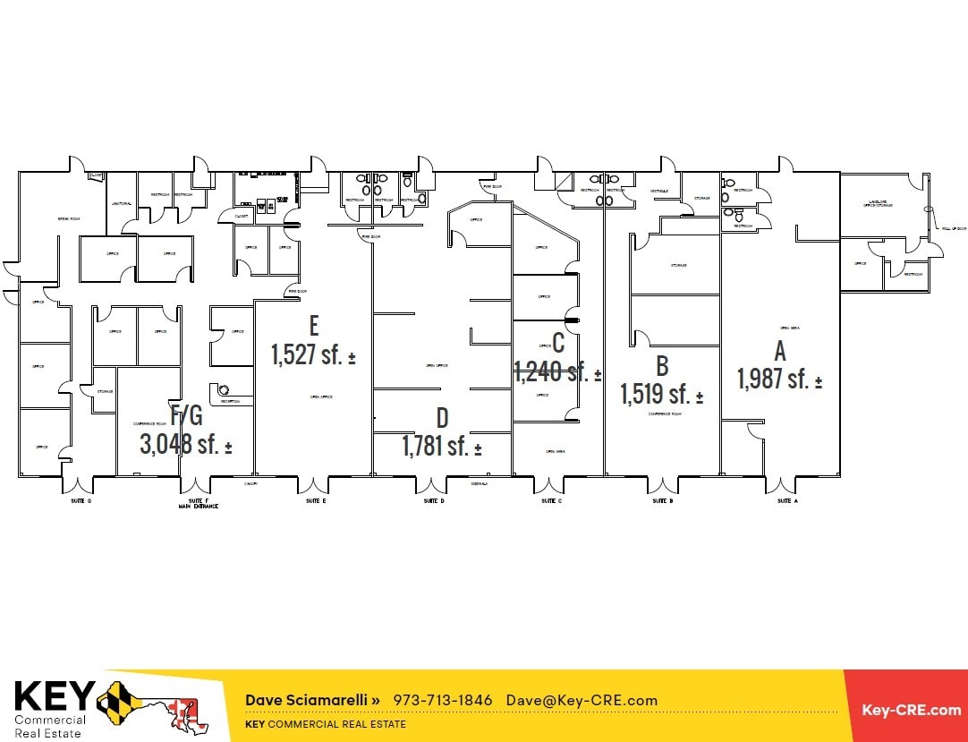 8141 Telegraph Rd, Severn, MD 21144 - Unité A - - Plan d’étage - Image 1 of 1