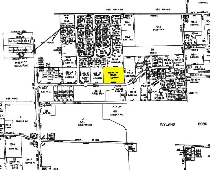730 Louis Dr, Warminster Township, PA à louer - Plan cadastral - Image 3 de 11