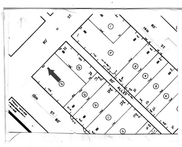 1308 H St, Modesto, CA à louer - Plan cadastral - Image 2 de 7