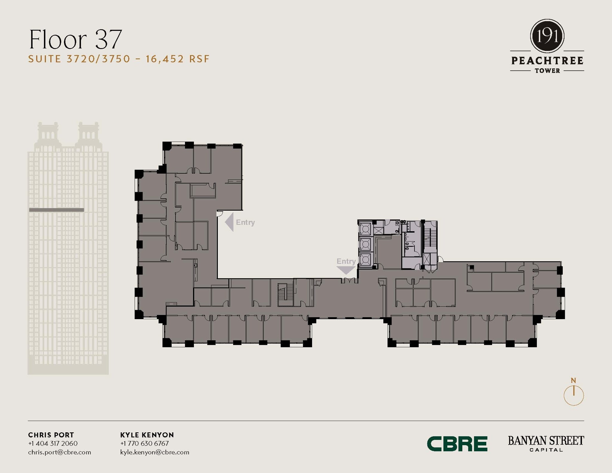 191 peachtree St NE, Atlanta, GA for lease Floor Plan- Image 1 of 1