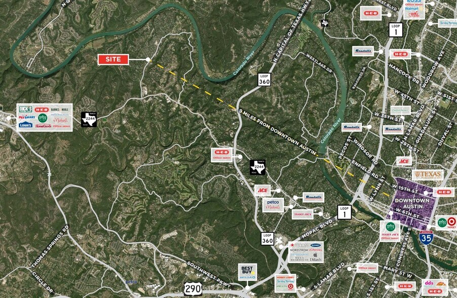 700 N Cuernavaca Dr, Austin, TX à vendre - Aérien - Image 3 de 4