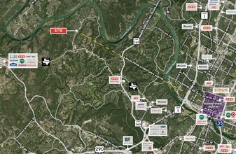 700 N Cuernavaca Dr, Austin, TX - Aerial  map view