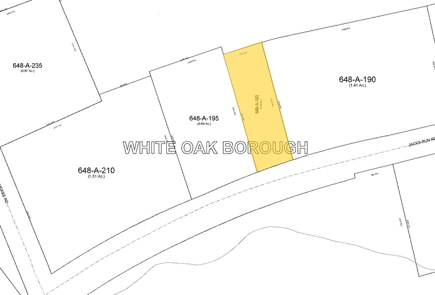 3021 Jacks Run Rd, Mckeesport, PA à louer - Plan cadastral - Image 2 de 19