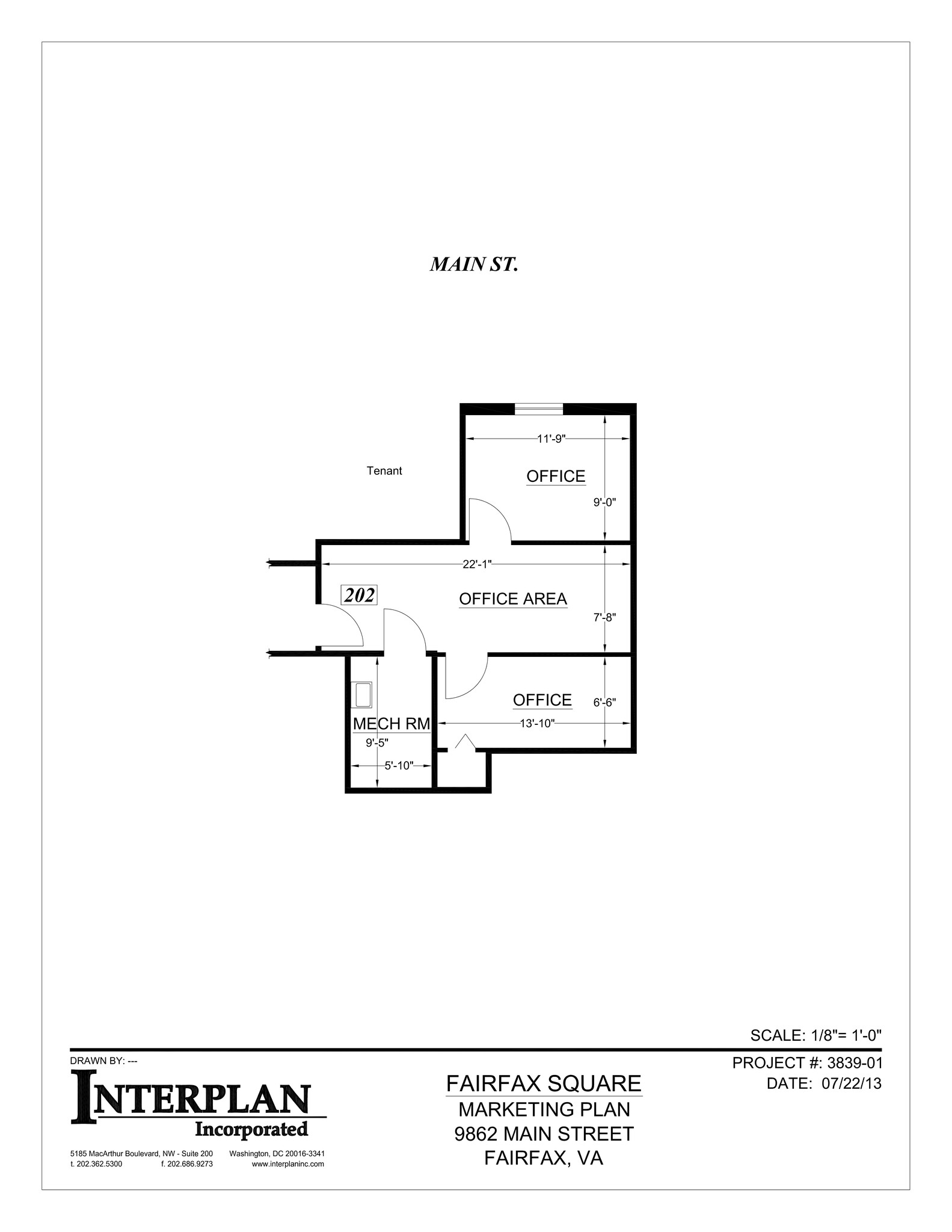 9840 Main St, Fairfax, VA for lease Site Plan- Image 1 of 6