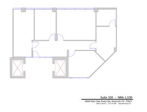 4544 Post Oak Pl, Houston, TX for lease Floor Plan- Image 1 of 1