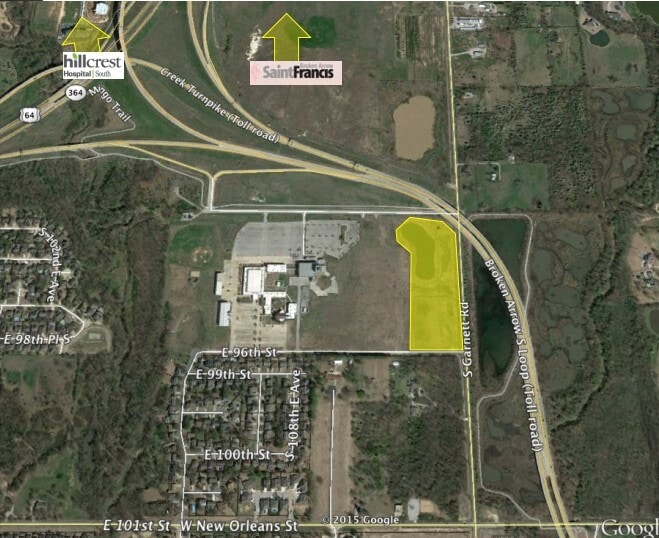 SW/C Creek & Garnett Rd, Tulsa, OK for sale - Building Photo - Image 1 of 3