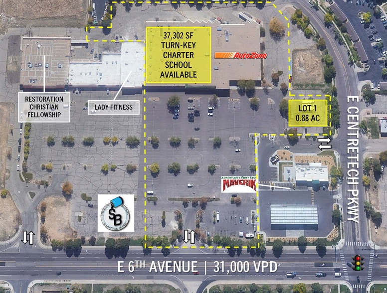 15550-15660 E 6th Ave, Aurora, CO à louer - Photo du bâtiment - Image 1 de 1