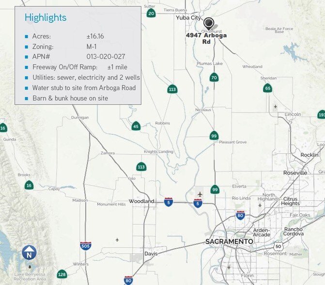 4947 Arboga Rd, Olivehurst, CA à vendre - Aérien - Image 2 de 3