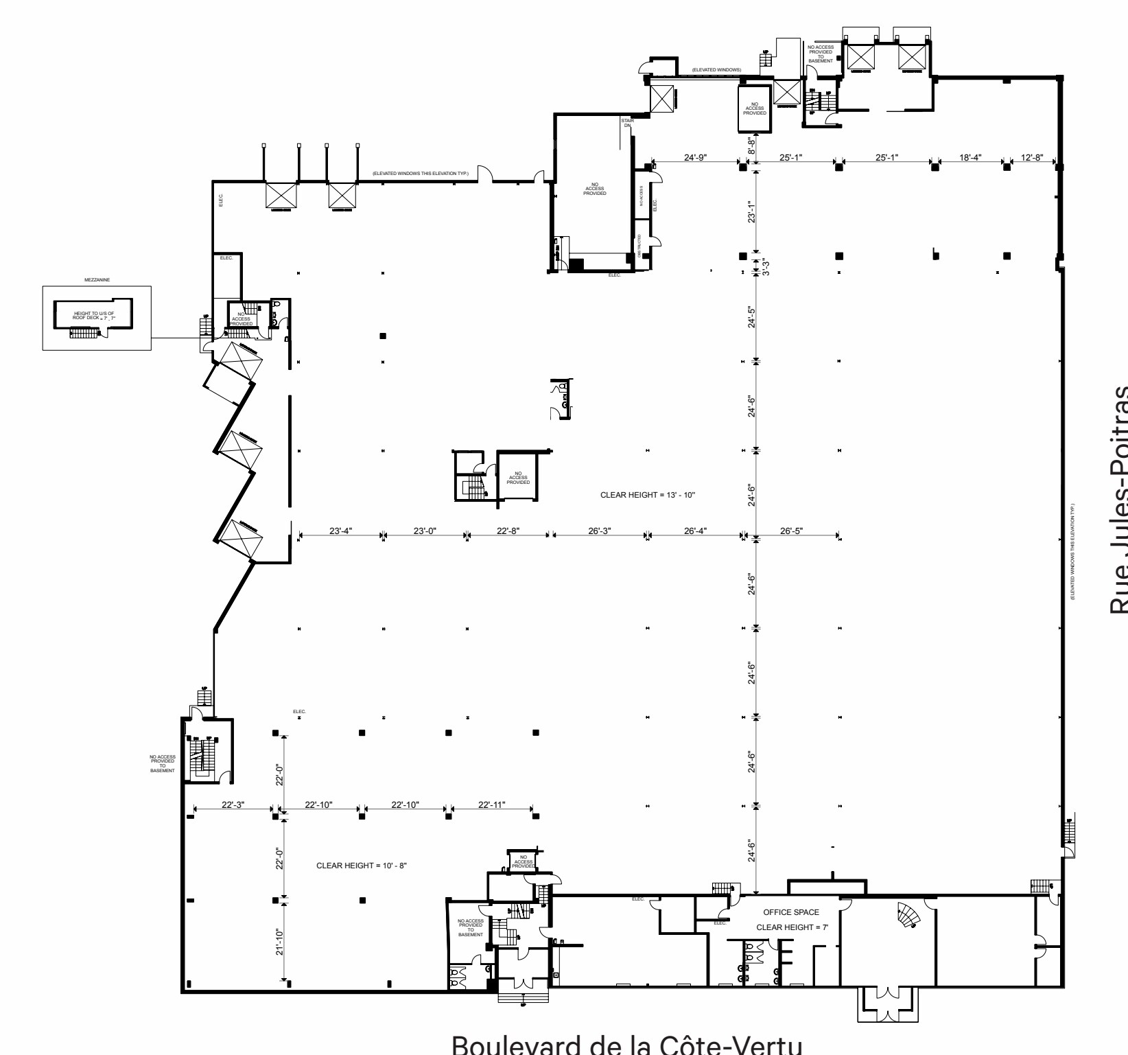 455 Boul de la Côte-Vertu, Montréal, QC à louer Plan d’étage- Image 1 de 1