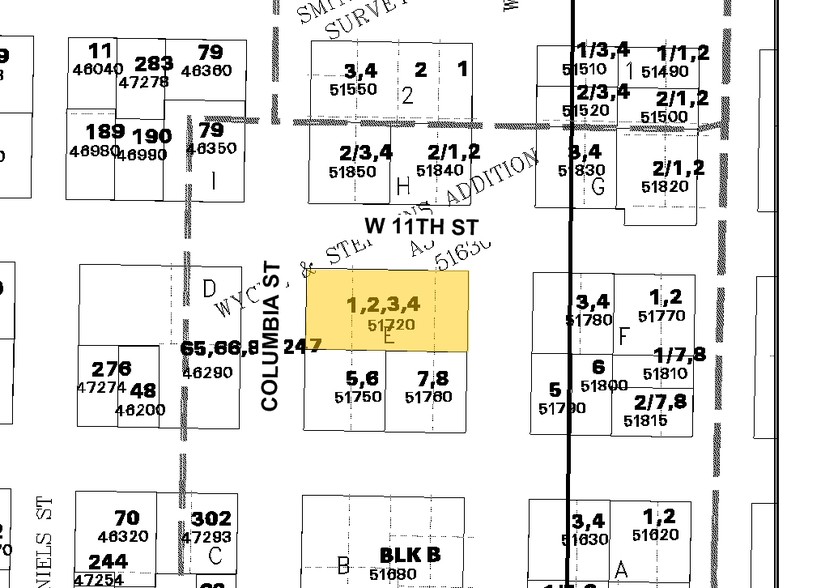 1012 Washington St, Vancouver, WA à louer - Plan cadastral - Image 3 de 7