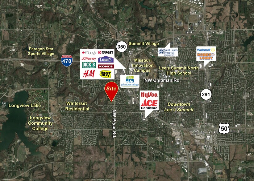 NW Pryor Rd NW O'Brien Rd, Lee's Summit, MO for sale - Building Photo - Image 1 of 2