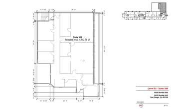 3030 Bunker Hill St, San Diego, CA for lease Floor Plan- Image 1 of 1