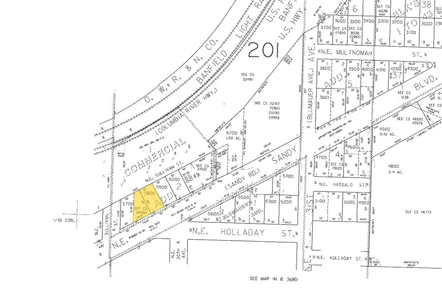 2935-2945 NE Sandy Blvd, Portland, OR à vendre - Plan cadastral - Image 3 de 12