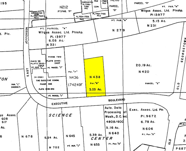 6101 Executive Blvd, North Bethesda, MD for lease - Plat Map - Image 2 of 5