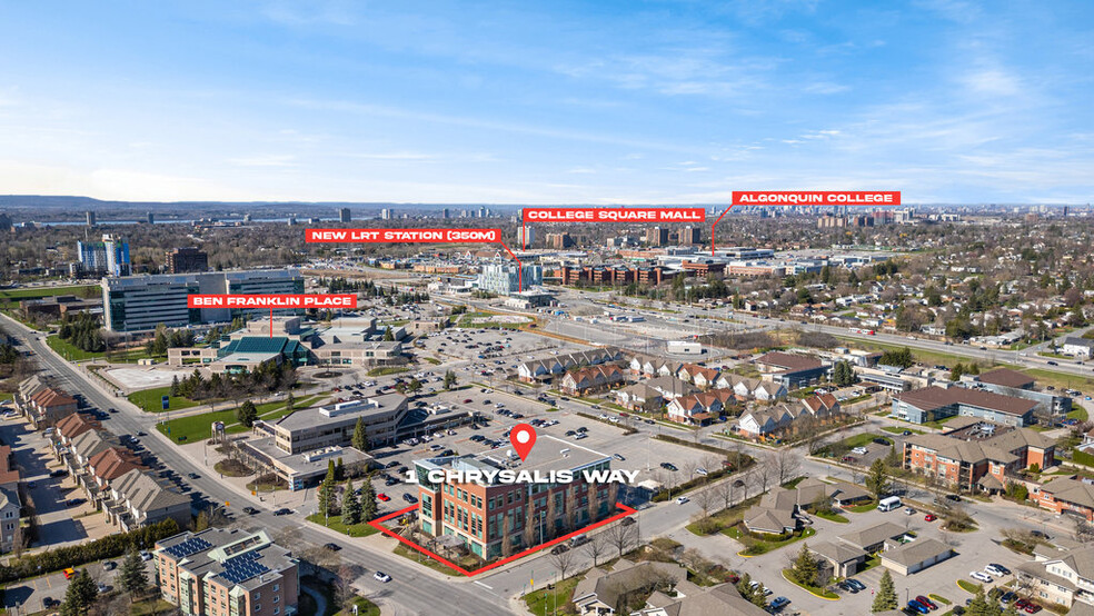 1 Chrysalis Way, Ottawa, ON for lease - Aerial - Image 3 of 23