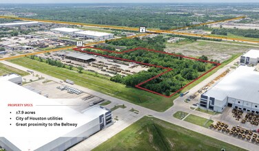 11130 Telephone Rd, Houston, TX - Aerial  map view