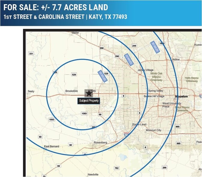 First St, Katy, TX for sale - Building Photo - Image 2 of 2