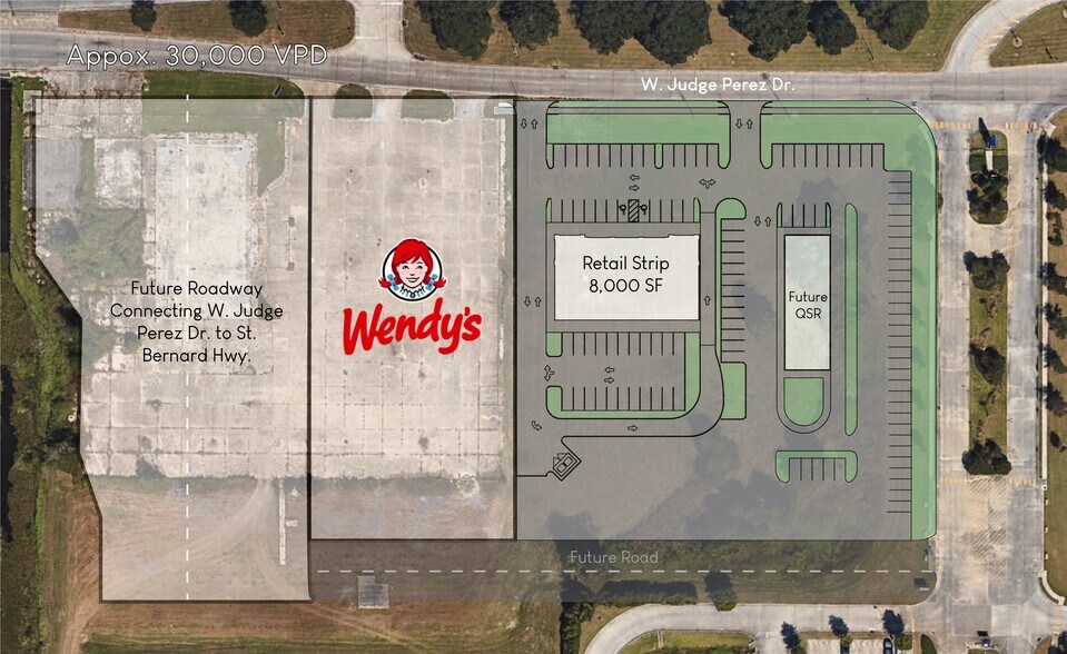 7900 W Judge Perez Dr, Arabi, LA à louer - Photo du bâtiment - Image 2 de 5