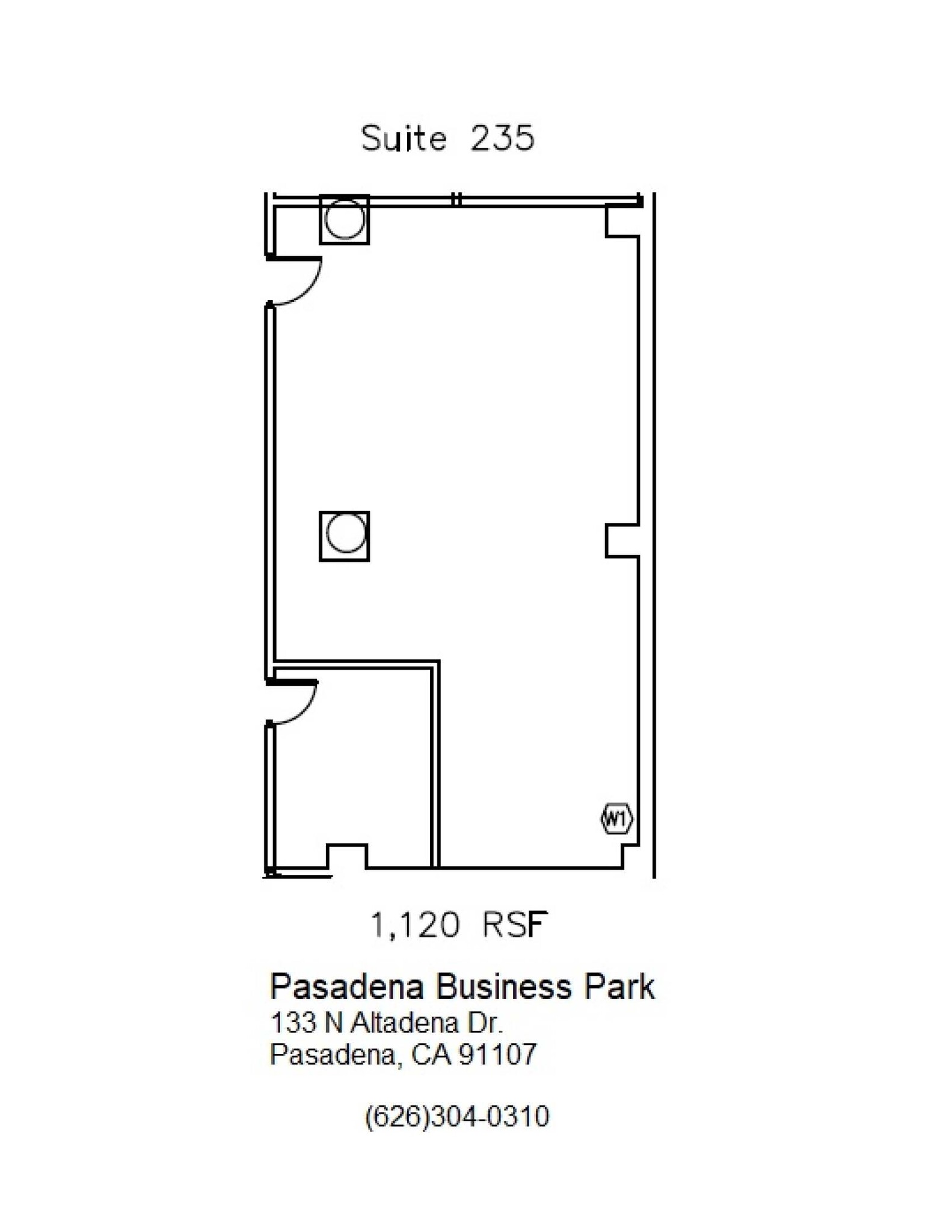 133 N Altadena Dr, Pasadena, CA for lease Floor Plan- Image 1 of 1